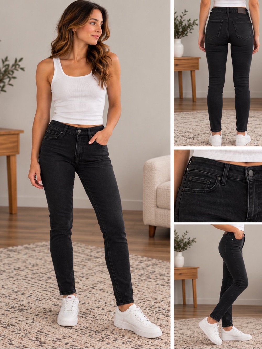 311 Shaping Skinny Black Skinny Jeans for Women